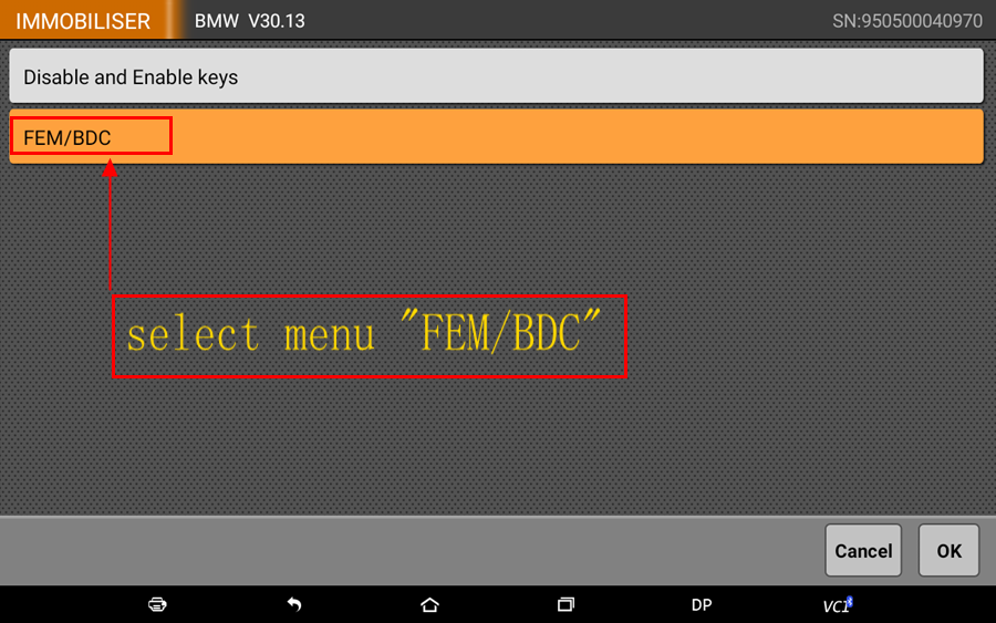 BMW FEM/BDC Smart Key Programming Procedure